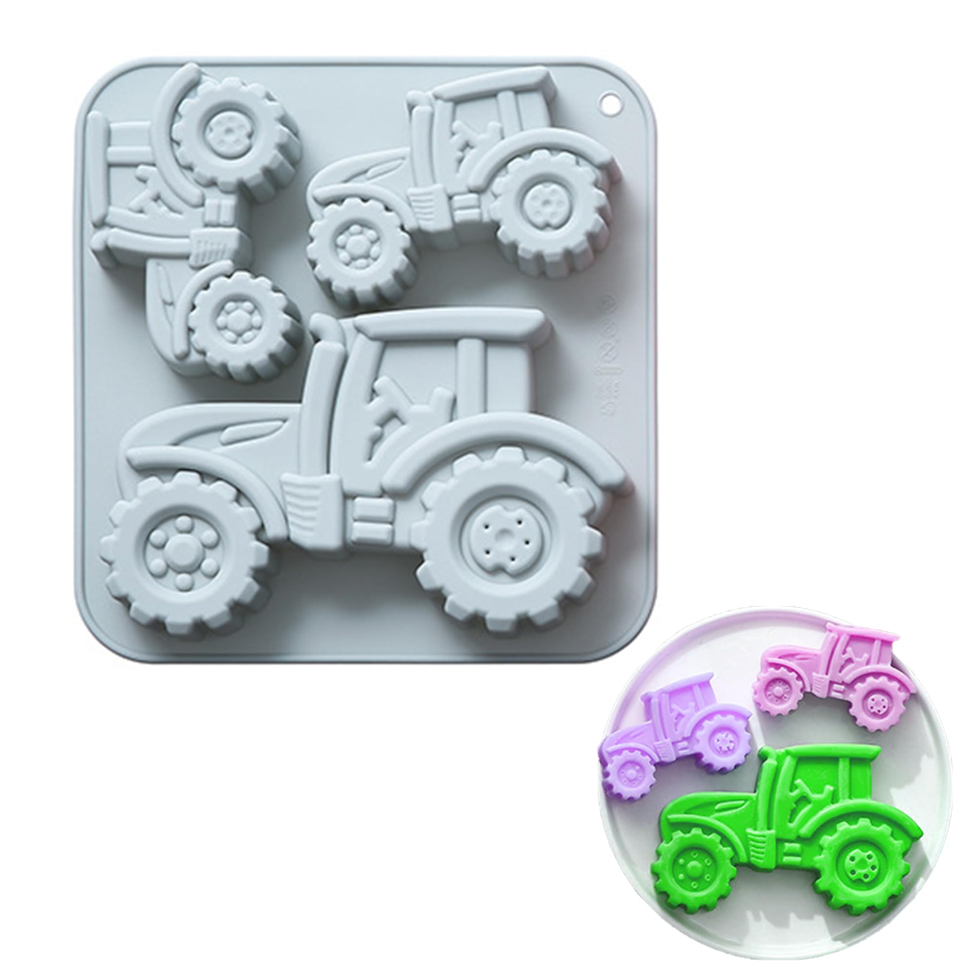3D Tractor Bakvorm DIY Auto Cake Vorm Tractor Siliconen Vorm Decoratieve Motiefvorm Voor Feest 3D Tractor Bakvorm DIY Auto Cake Vorm Tractor Siliconen Vorm Decoratieve Motiefvorm Voor Feest