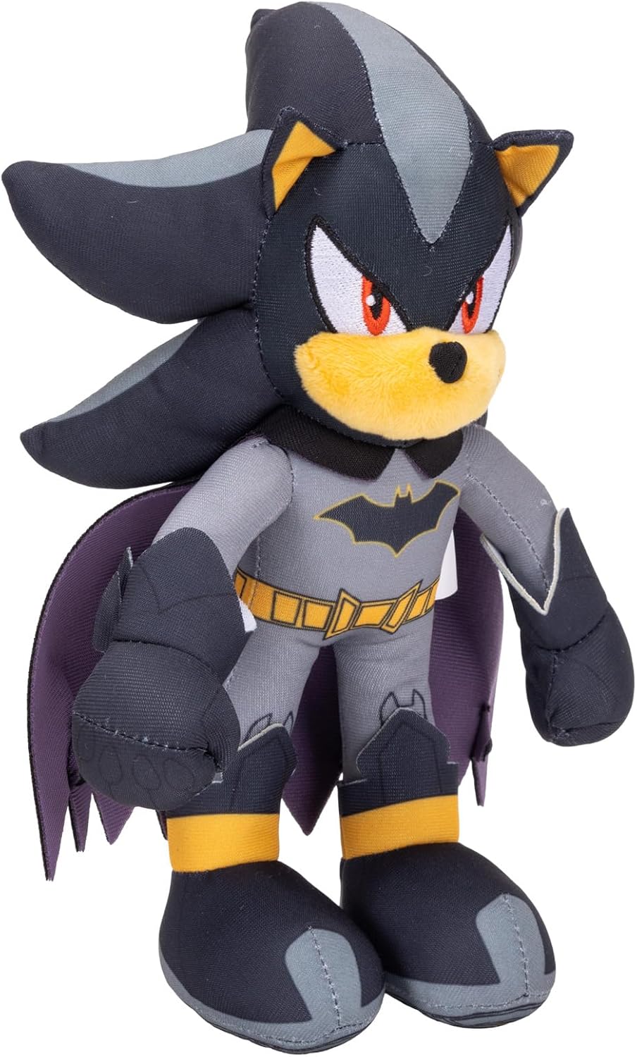 Sonic The Hedgehog DC Comics Shadow as Batman and Knuckles as Superman 9” Plush 2-Pack