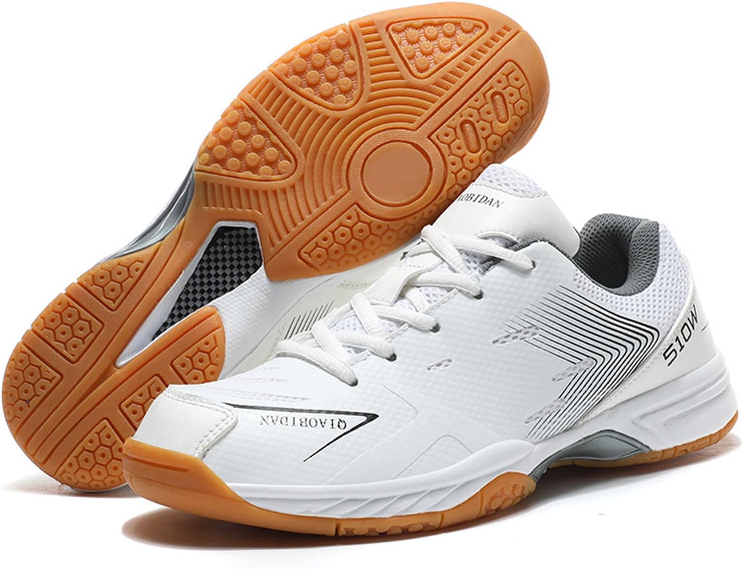 ForceRouteForceRoute Comfort Badminton Shoes,Badminton Tennis And Squash Shoes,Men's Volleyball Shoes,Lightweight,Womens,Unisex,Anti-Slip,Non-Marking,Breathable,for Indoor Court,All Kinds Of Sports, 37 EU