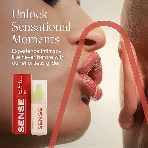 Miniatura 5 de Sense Lubricante a base de agua  Lubricante suave y sedoso para hombres y mujeres  Lubricante a base de agua de larga duración, insípido e inodoro