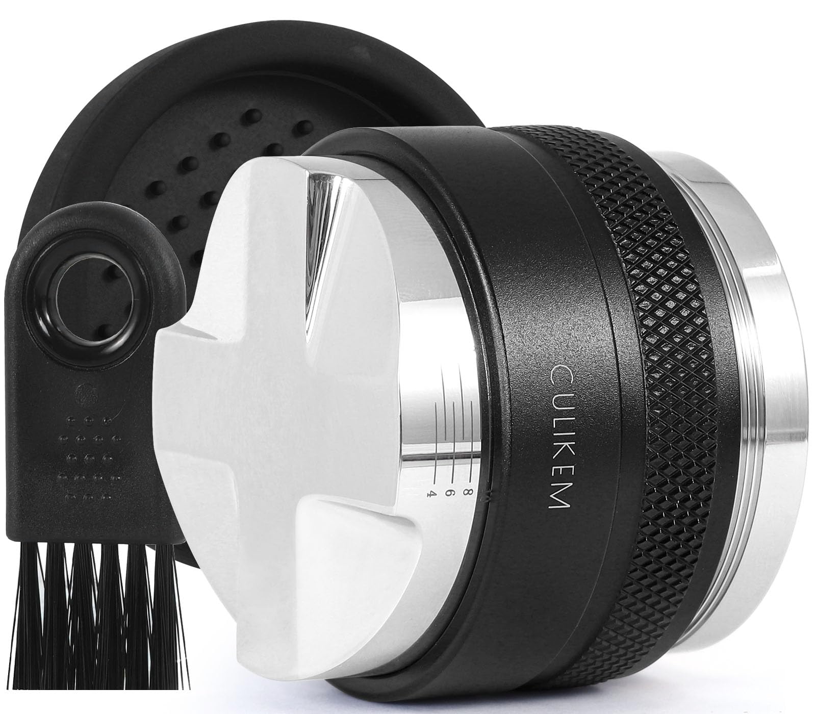 53.3mm-Espresso Tamper Coffee Distributor Tool - Dual Head Espresso Leveler Fits for 54mm Portafilter, Espresso Hand Tamper