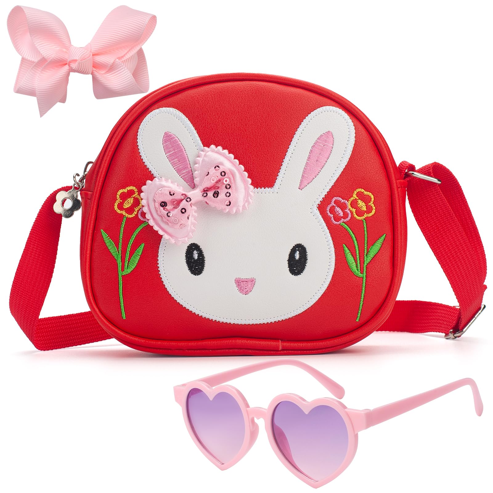LJCTULY Toddler Purse-Small Kids Purse, Girls Bunny Purse, Little Girl Purse-Birthday Gifts Purse for Girls