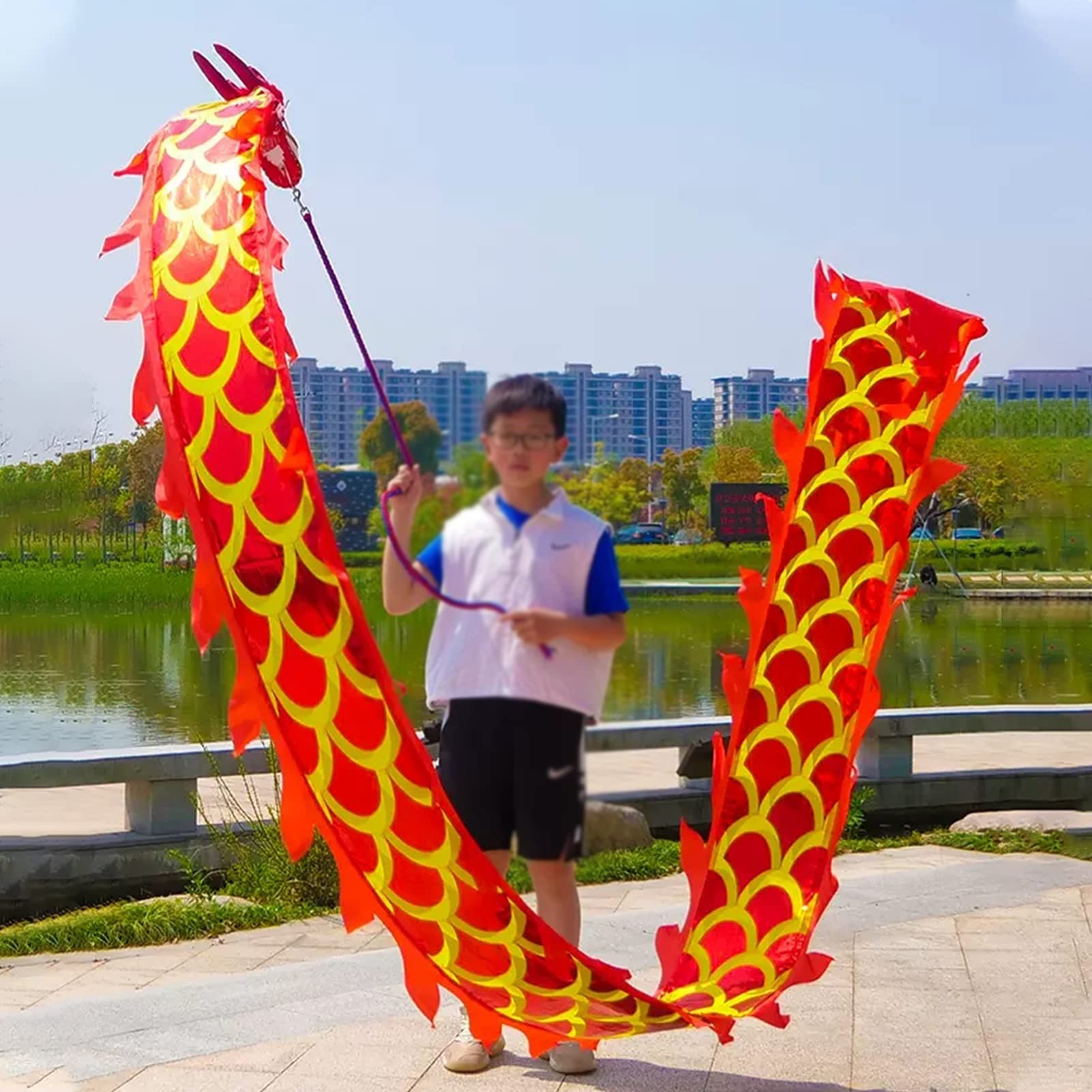 Dance With Dragon - chimn Chinese dragon dancing during lunar new year celebrations
