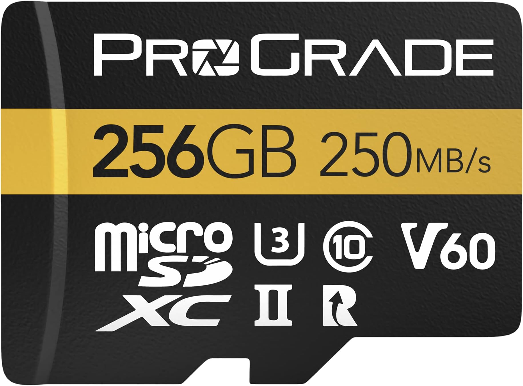 ProGrade Digital Microsd Card V60 (256Gb) -Tested Like A Full-Size Sd Card for Use in Dslrs,Mirrorless and Aerial Or Action Cameras|Up to 250Mb/Read Speed and 130Mb/S Write Speed,Gold