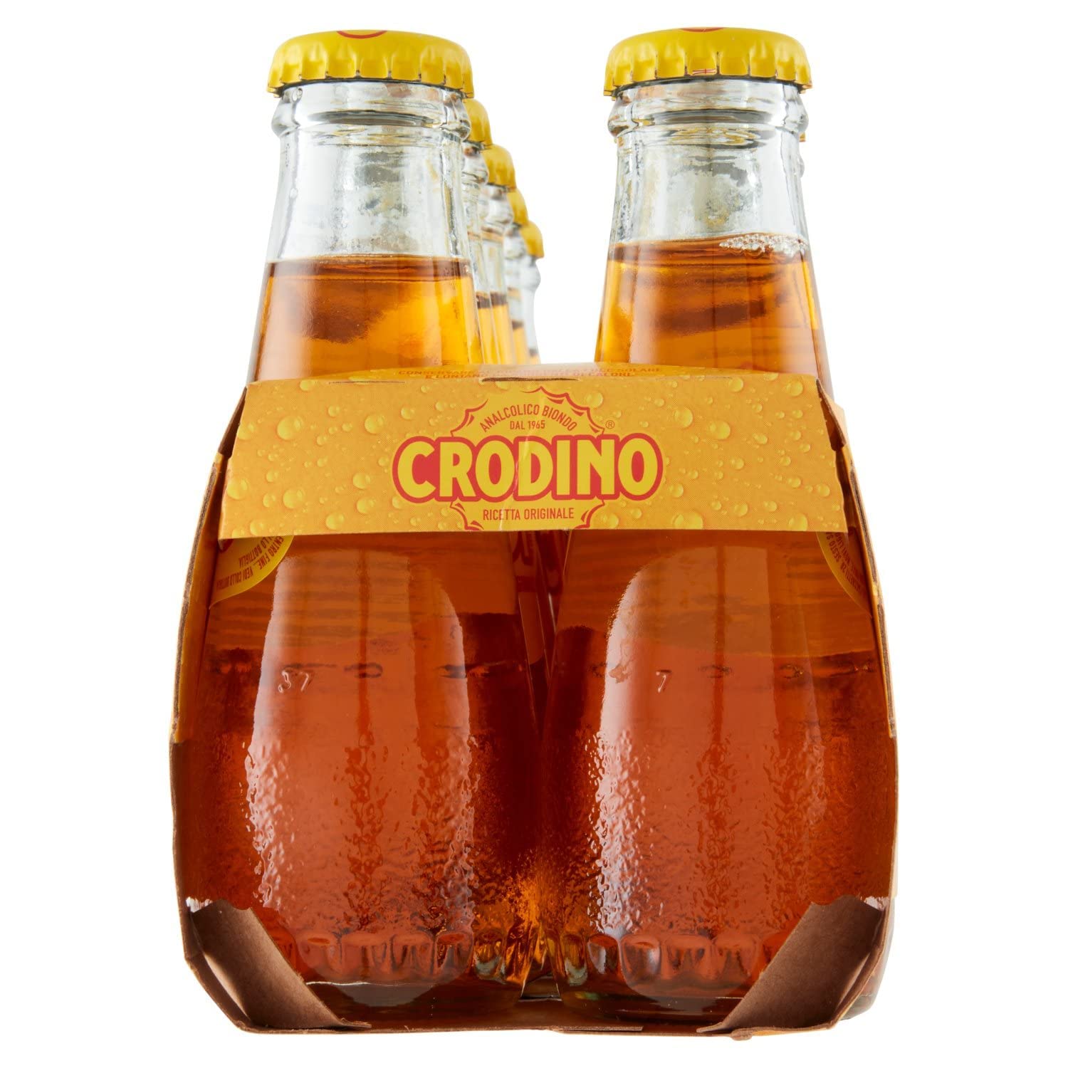 80 x CRODINO Aperitivo sin alcohol amargo de Italia 100 ml