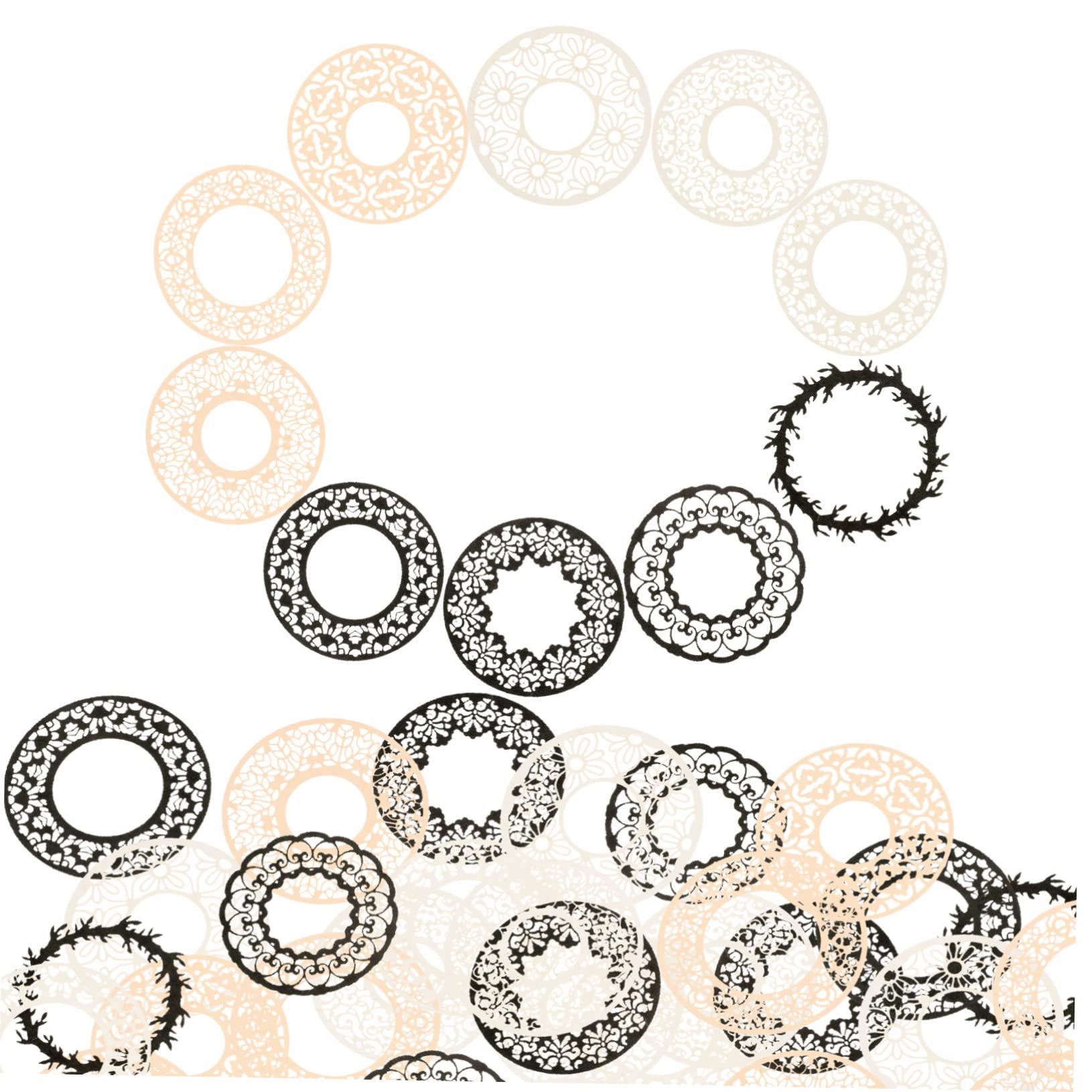 SHINEOFI 4 Set Carta Materiale Cavo Forniture Di Scrapbooking Scarti Rottame Album Scrapbooking Paper present Wrapping Paper Materiale Artigianale Fai Da Te Materiale Del Diario 40 Fogli*4