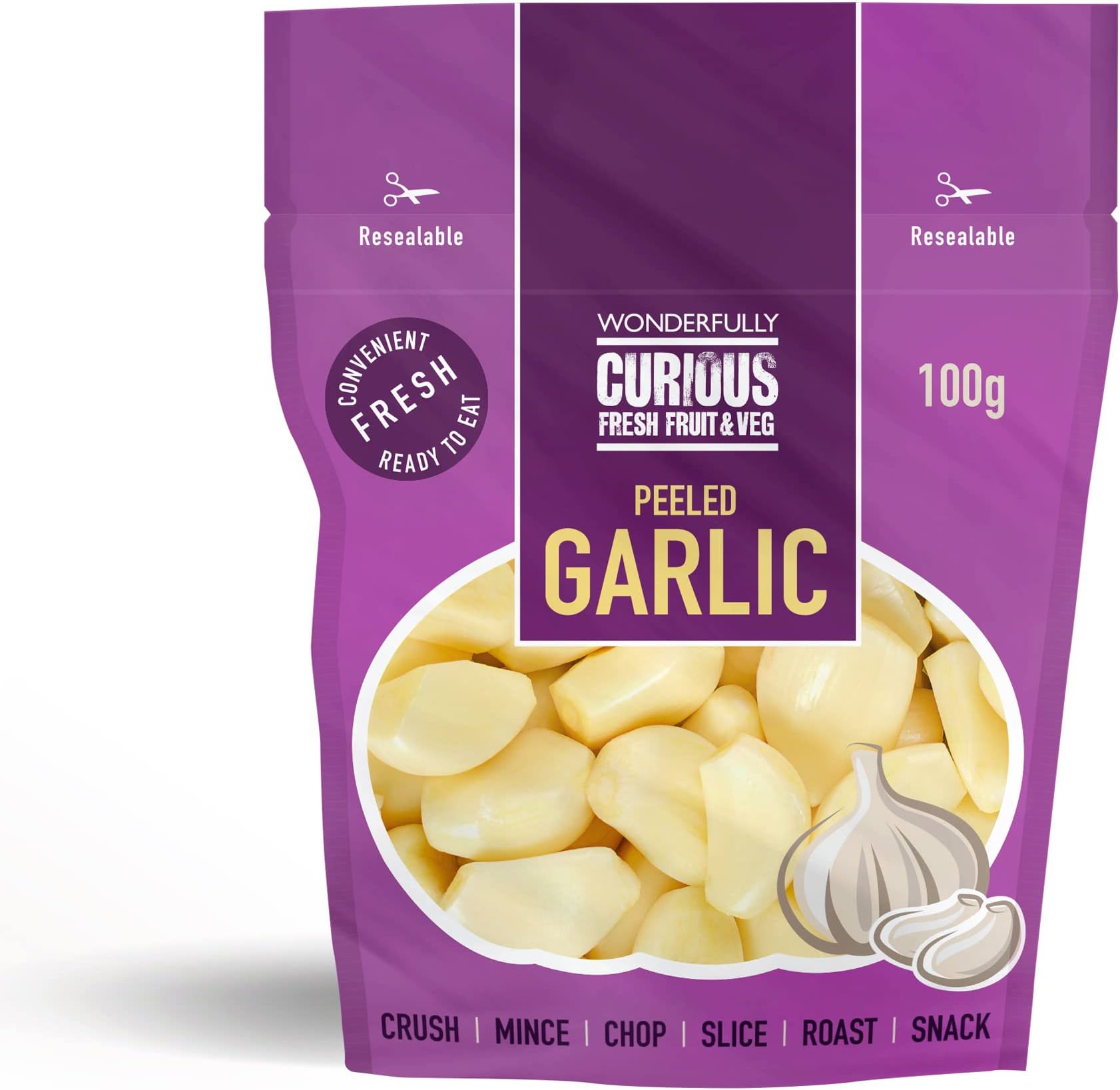 Wonderfully Peeled Garlic, 100g