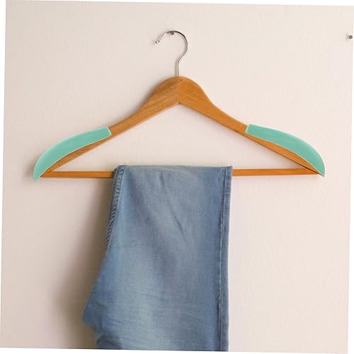 Miniatura 2 de Hohopeti 10 piezas Perchas de percha duradera Soporte de hombro Forma de flocado Percha Percha Percha Almohadillas Percha Accesorios Percha Colgador