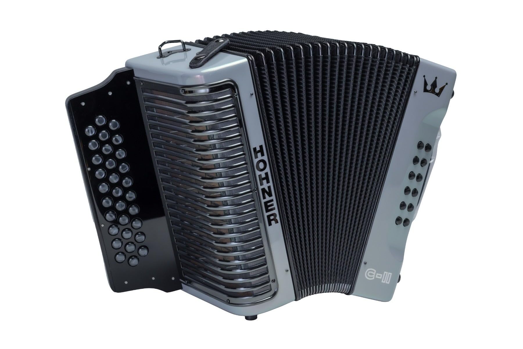 Amazon.com: Hohner Corona C-II GCF Accordion Silver Rainbow (SVRB