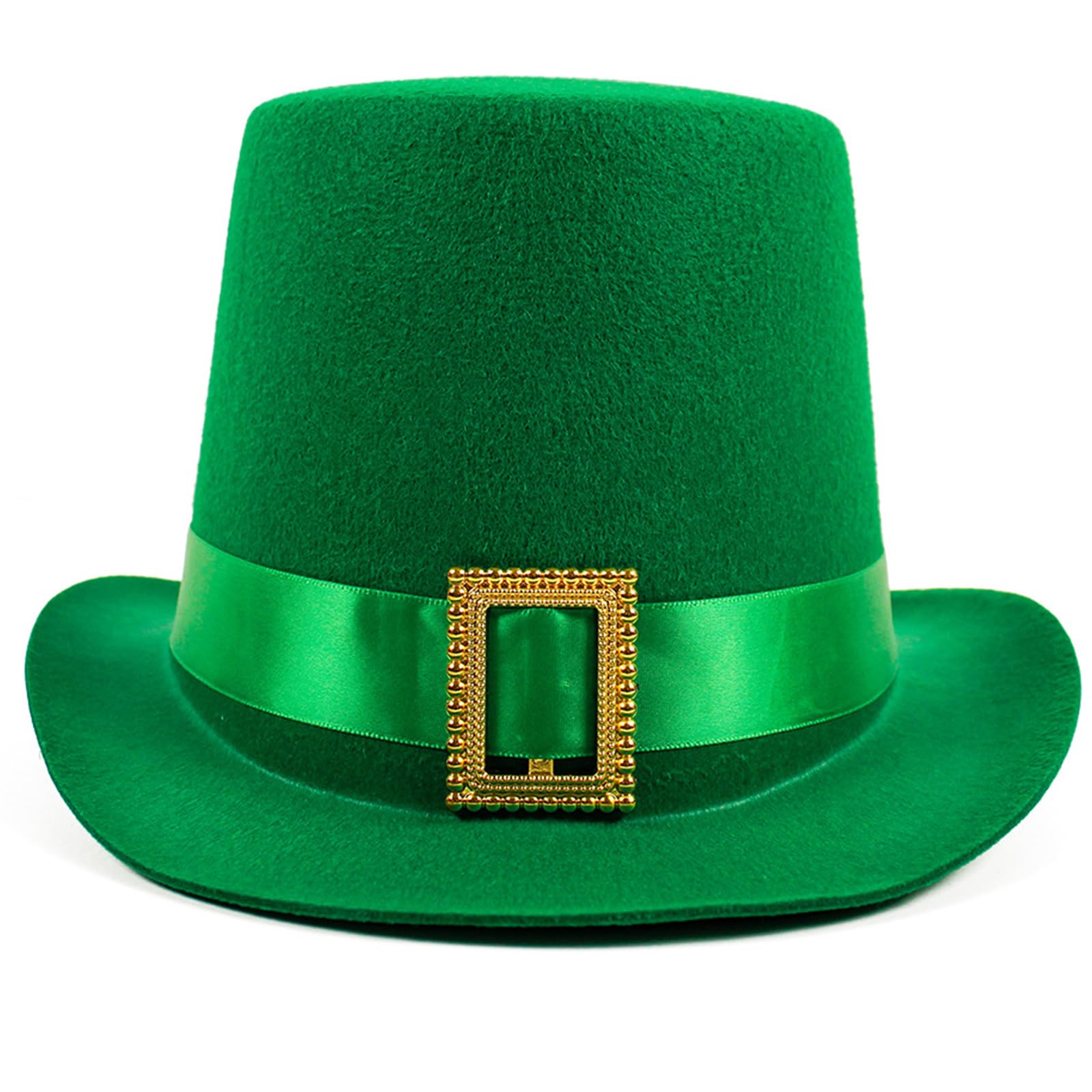 Green Carnivals Irish Hat Patricks Day Hat Irish National Day Flat Top Shamrock Hat Adult Unisex Carnivals Hat Shamrock Hats For Men Shamrock Hats For Women Shamrock Winter Hat Green Shamrock