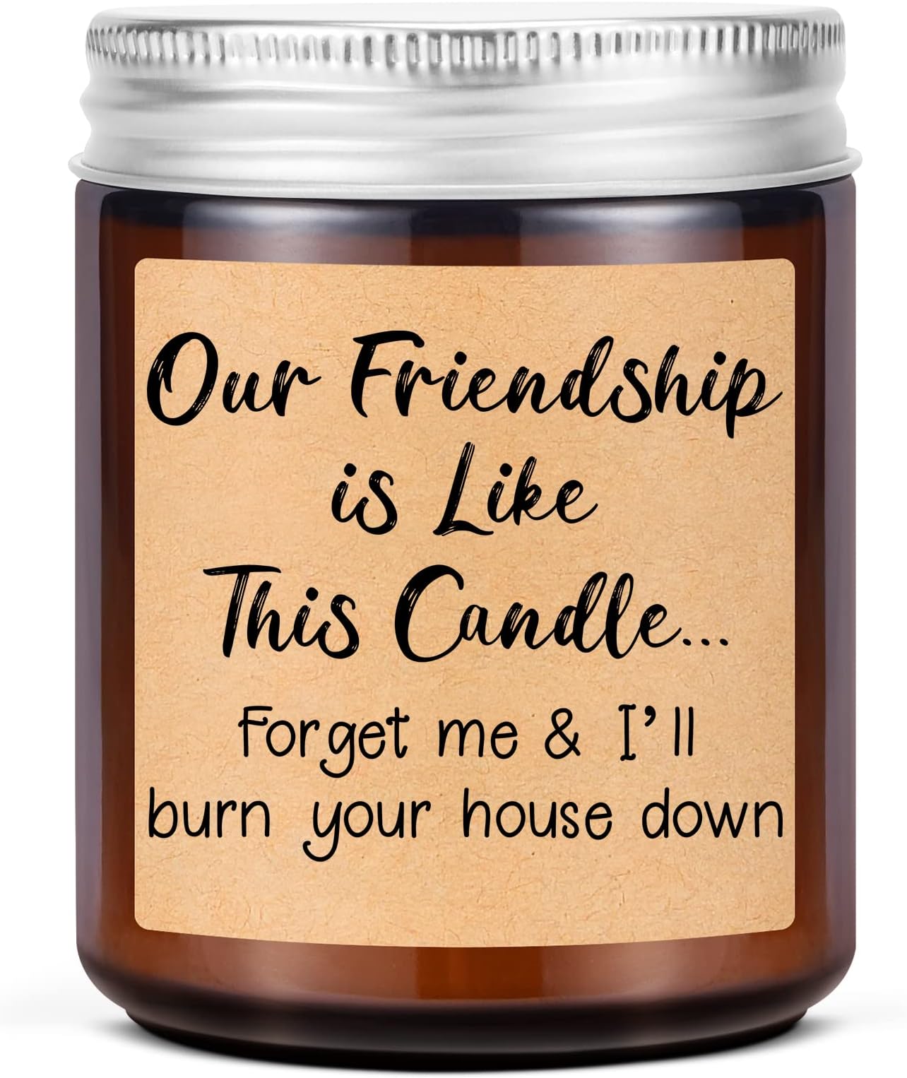 Lavender Scented Candles - Best Friend, Friendship Gifts for Women - Funny Birthday Gifts for Friends Female Sister- Going Away Gifts for Friends Moving