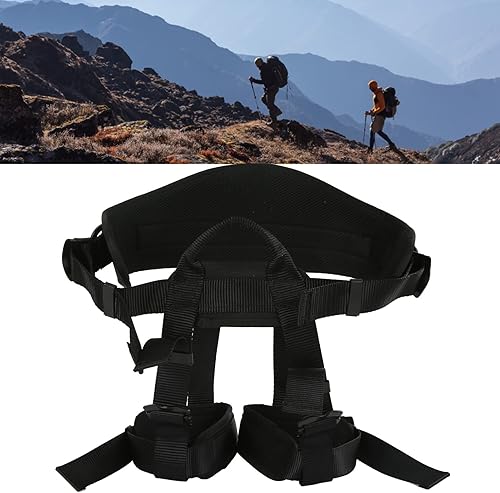 Miniatura 6 de Vbestlife Equipo de entrenamiento de fuerza, 440.9lbs, cinturón de seguridad de medio cuerpo, sistema de polea de madera, juego de cuerdas de ajuste