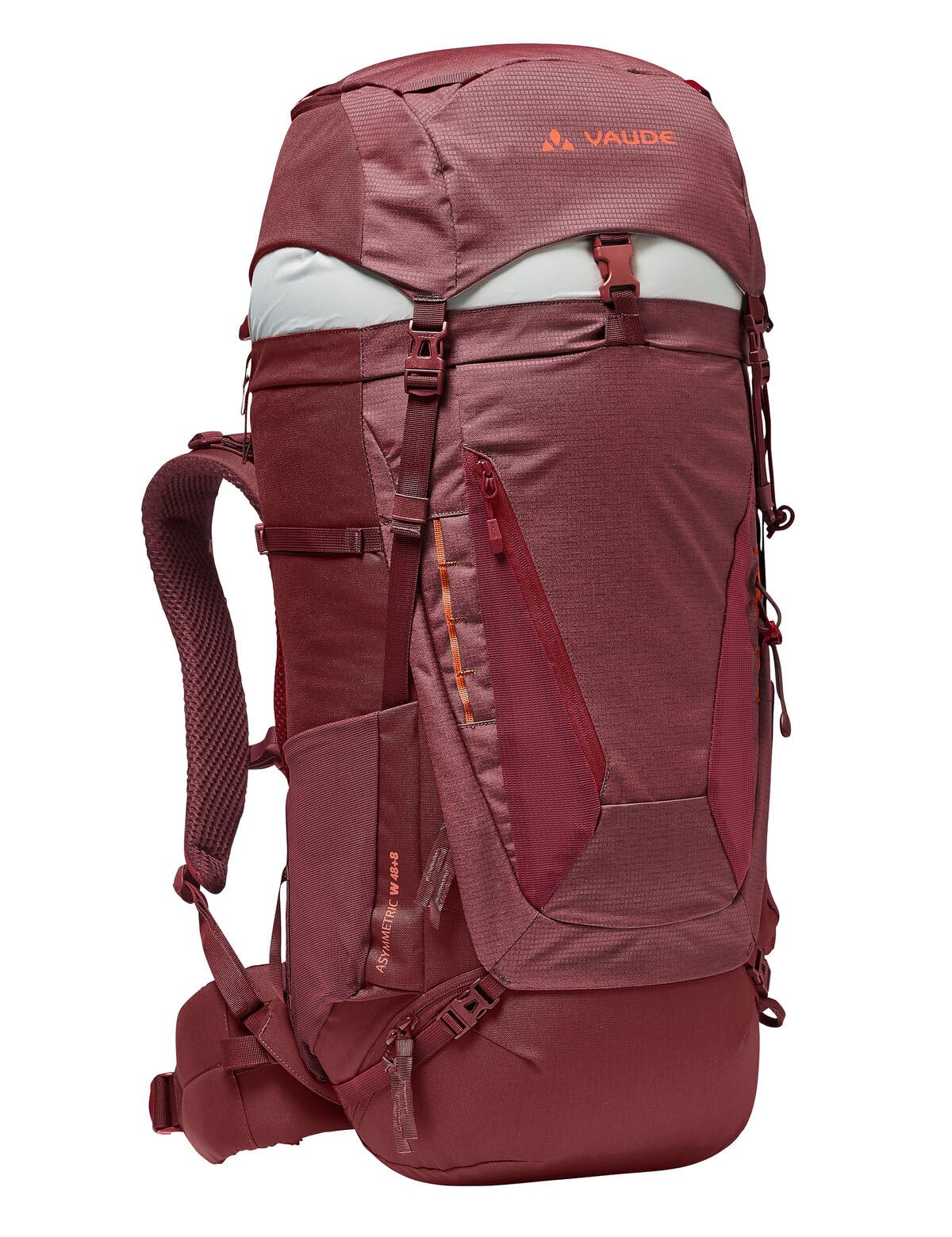 Vaude damskie asymetryczne 48 + 8 plecaków>=50 l, niebieski szafira, jeden rozmiar