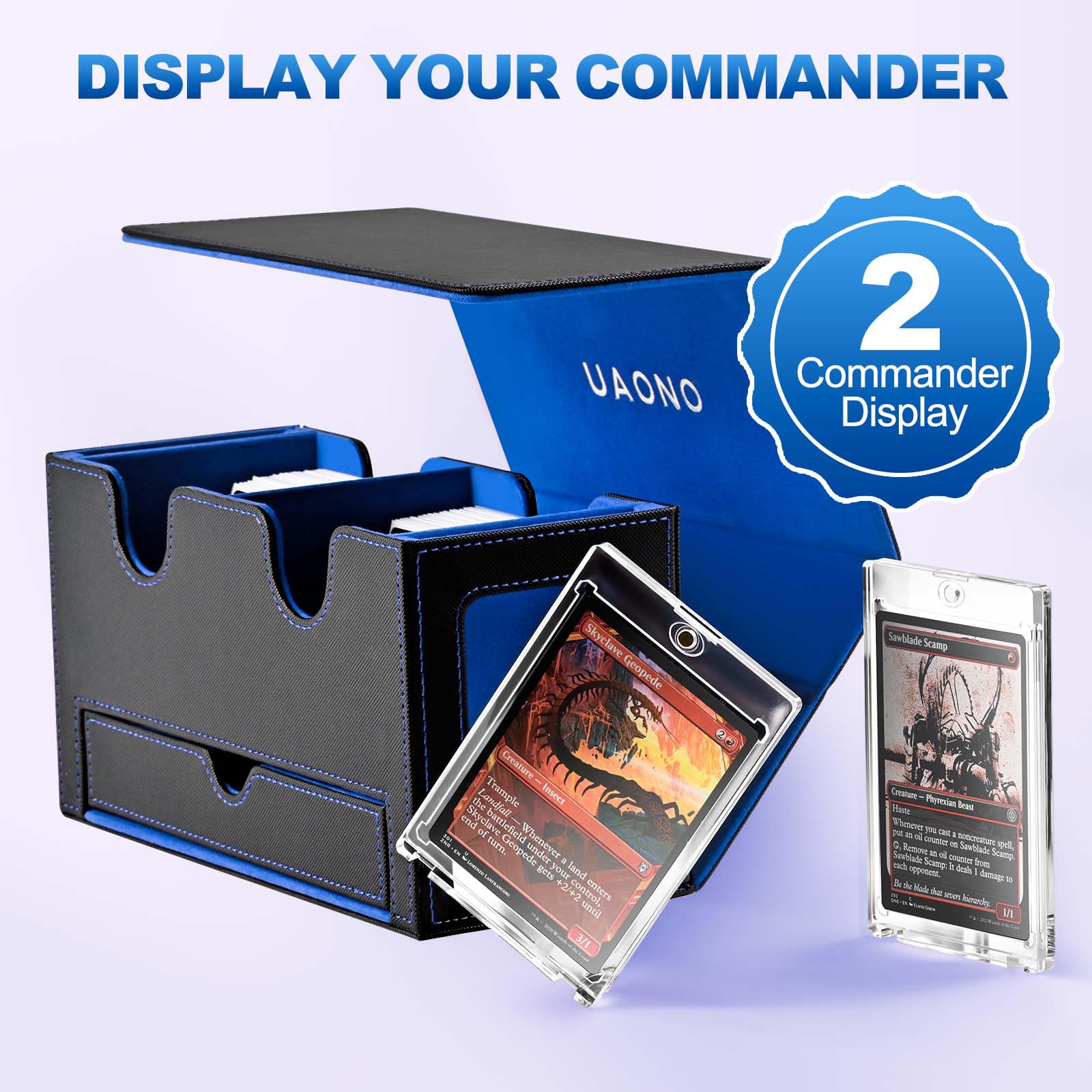 Amazon.co.jp: UAONO (UAONO) MTG コマンダーデッキボックス 3イン1