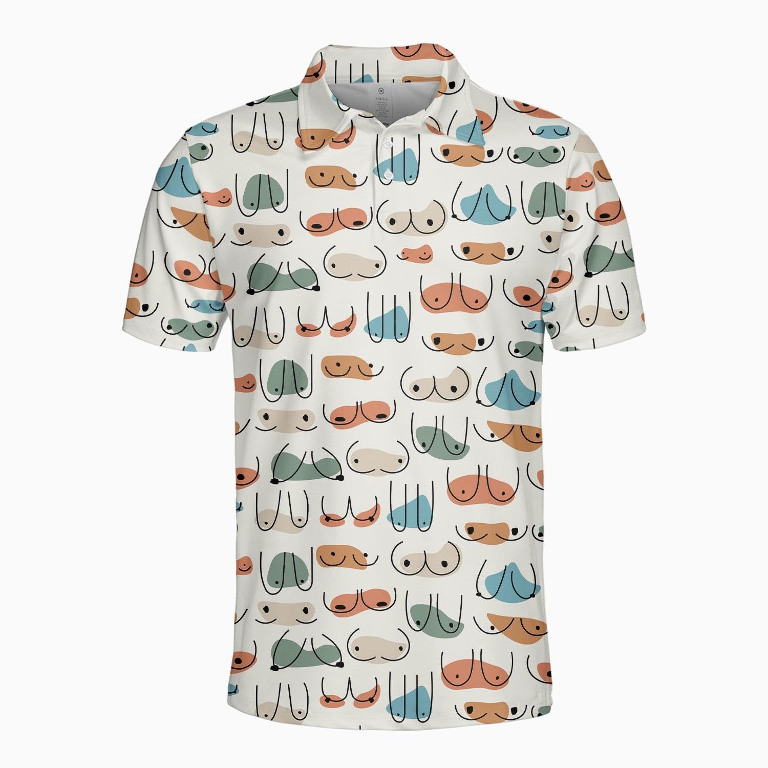 Funny Golf Shirts Skull Hawaiian Polo Shirts for Men, Crazy Golf Shirts for Men Golf Gifts Hawaiian Skull Golf Shirts