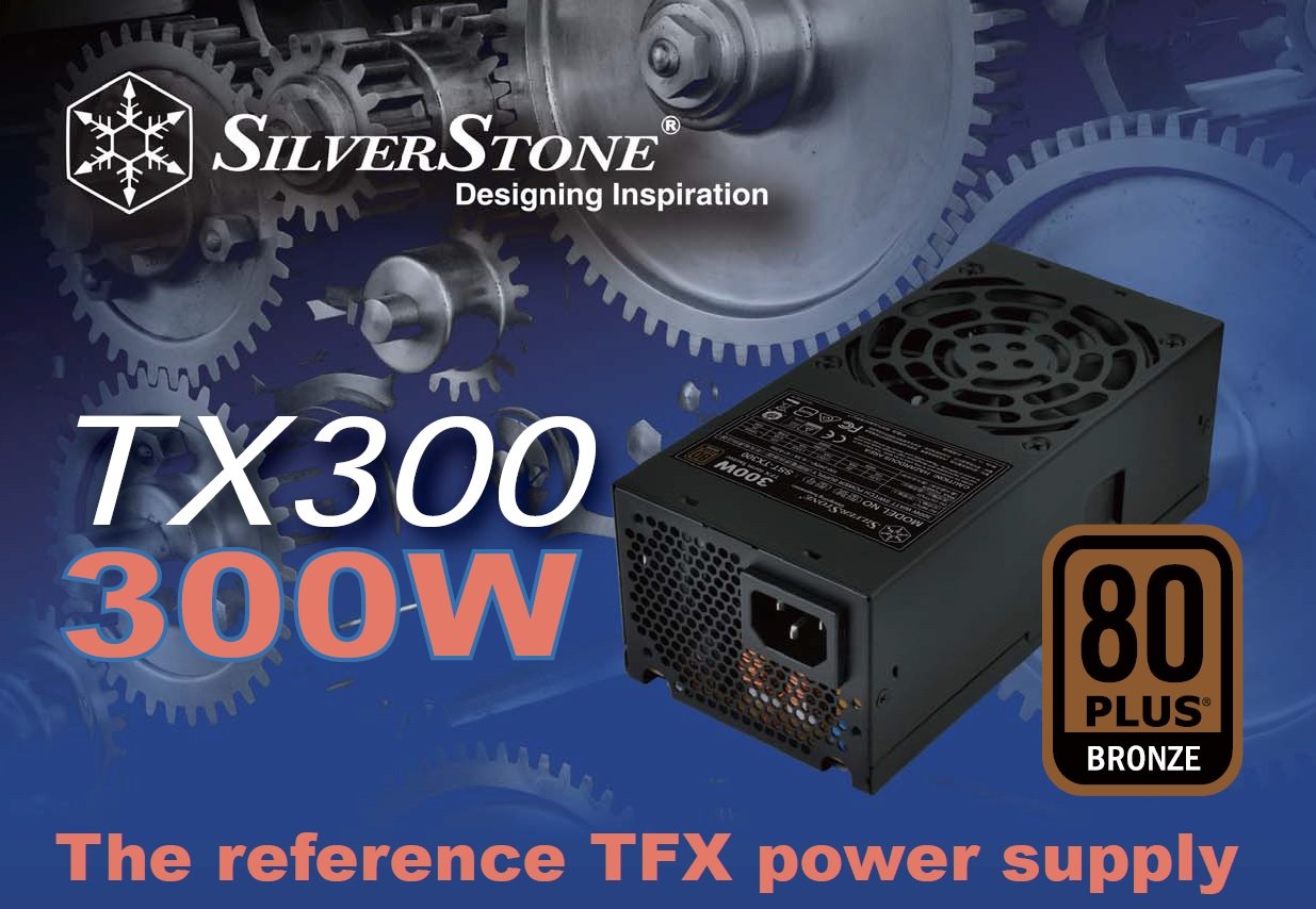 Silverstone Tx300 Alimentatore Per Computer 300 W 24-Pin Atx Tfx Nero (silverstone Tfx Series SsT-Tx300 - Str)