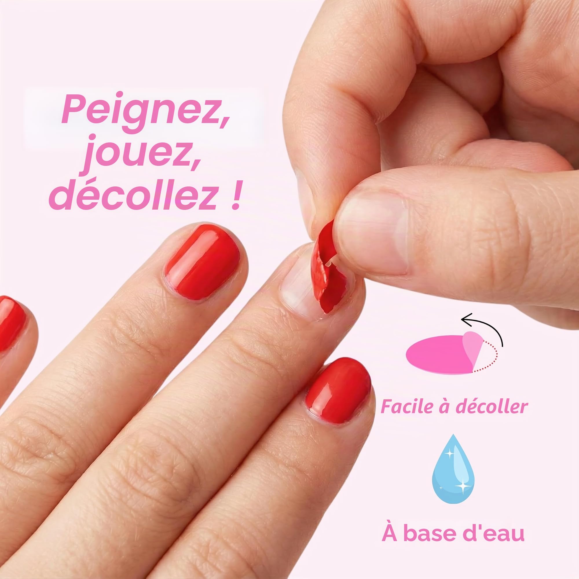 Miss Nella Festive Picks, ensemble de maquillage sécuritaire pour les enfants