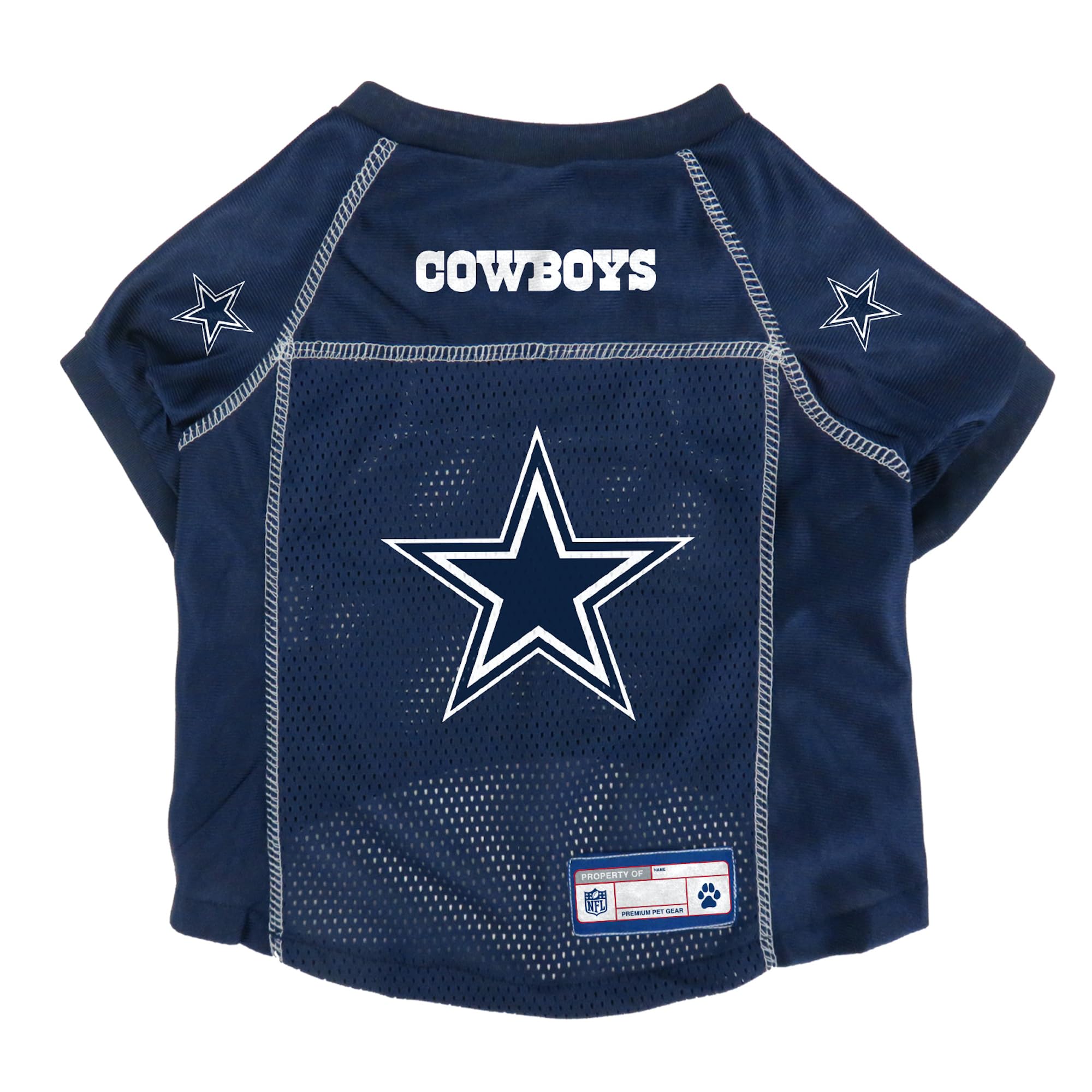 Little Earth Productions Littlearth NFL Dallas Cowboys Pet Jersey, Medium