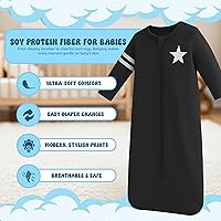 Vista 3 de Babysoy Saco de dormir de manga larga, saco de dormir de bebé a niño, elige entre la talla 0 a 24 meses