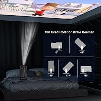 Eroshoo HY320 Hordozható Mini Projektor Android 11 - 1080P Felbontás, 12000 Lumen, 4K Támogatás, WIFI6, BT5.0, Automatikus Keystone, USB/Fir 7