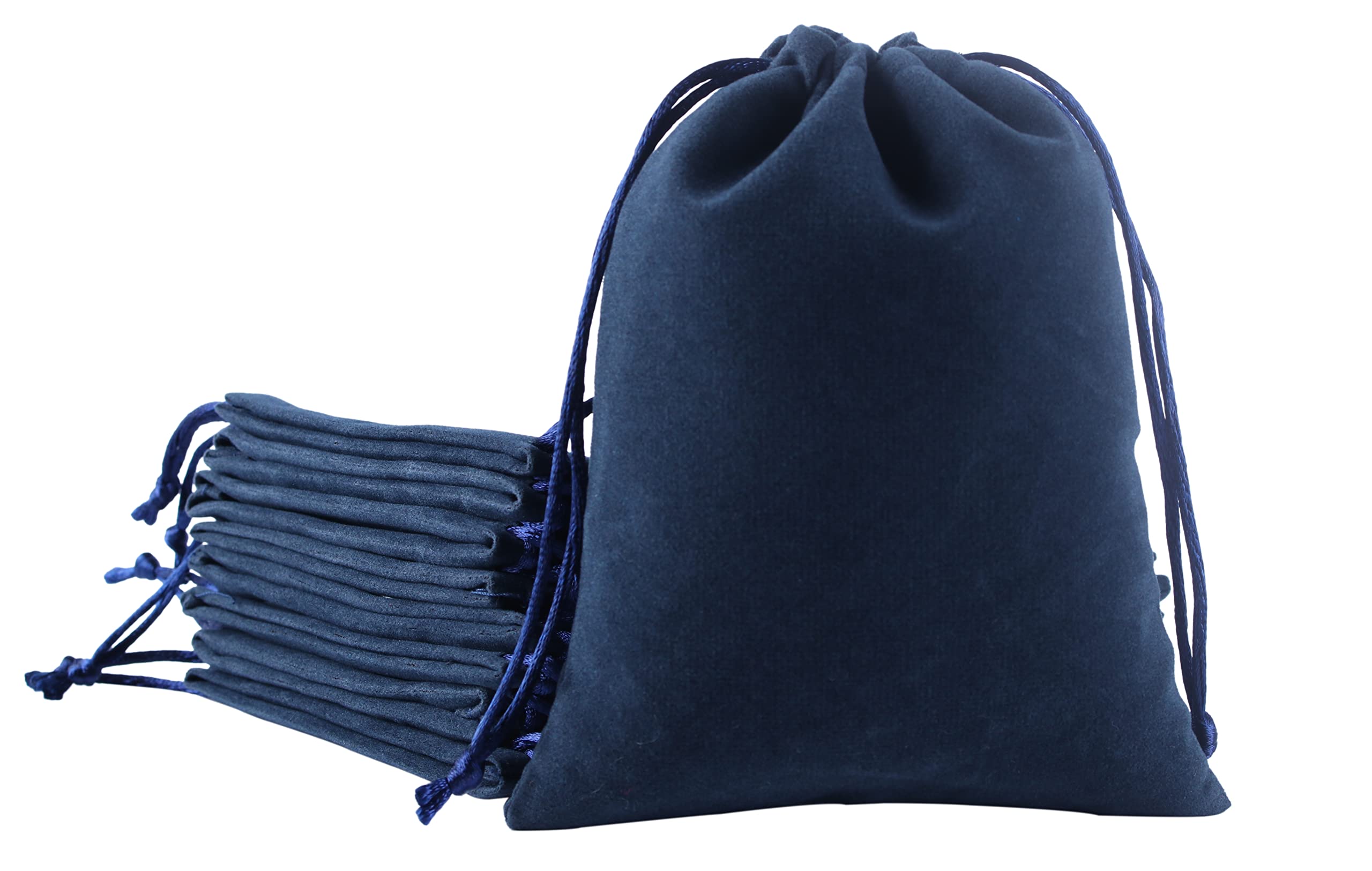 18 Sacchetti Di Velluto Con Coulisse, 15x22 Cm, Colori Misti - Perfetti Per Gioielli, Tarocchi, Bomboniere E Regali Fai Da Te