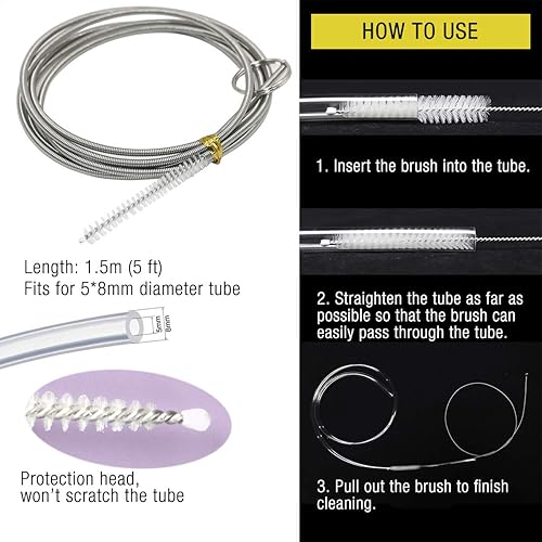 Miniatura 7 de Hantop Accesorio para máquina de ordeño, doble cabeza tetina, tamaño estándar (20mm, para cabra) y cepillo de limpieza