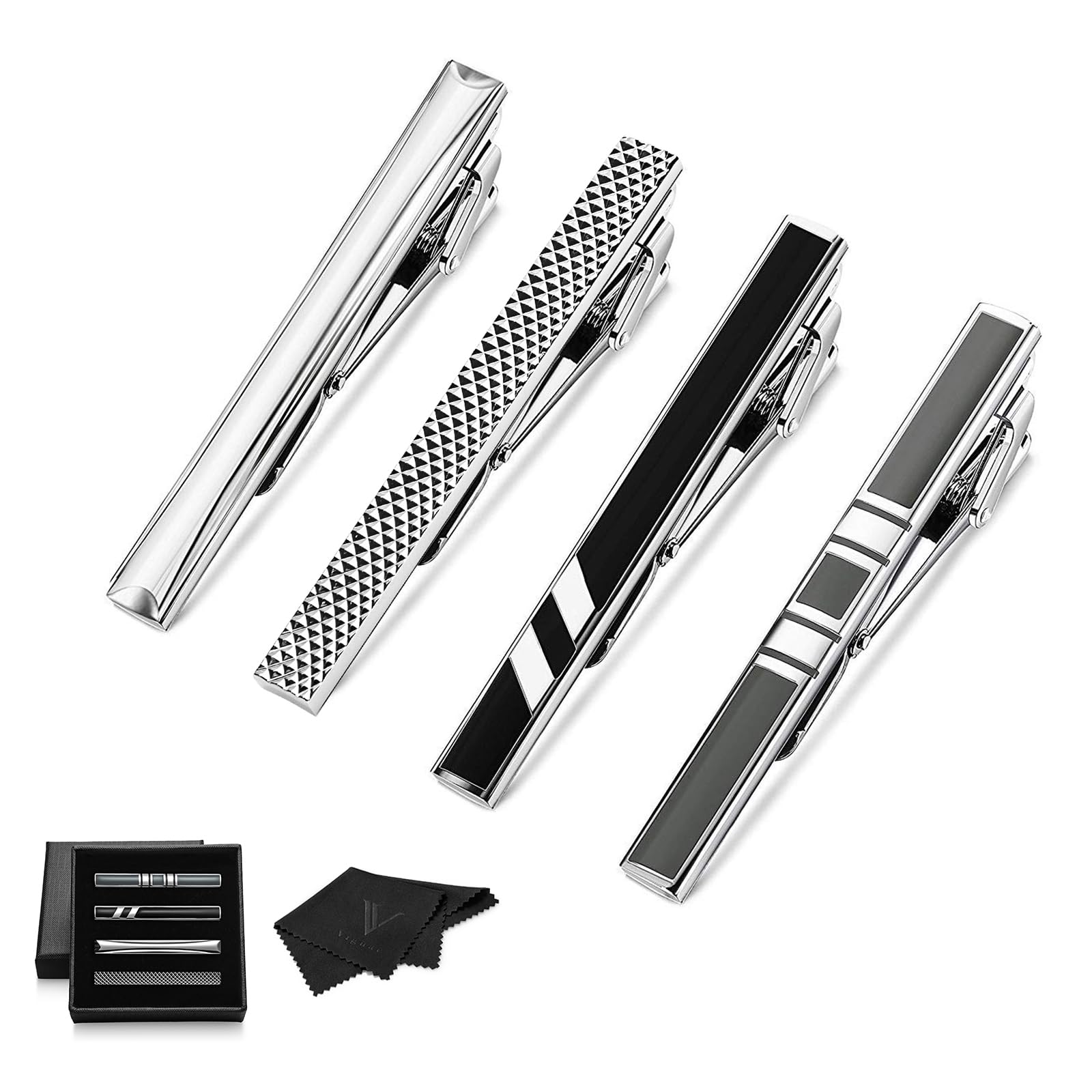 K10 ネクタイピン2点セット K10 ネクタイピン2点セット