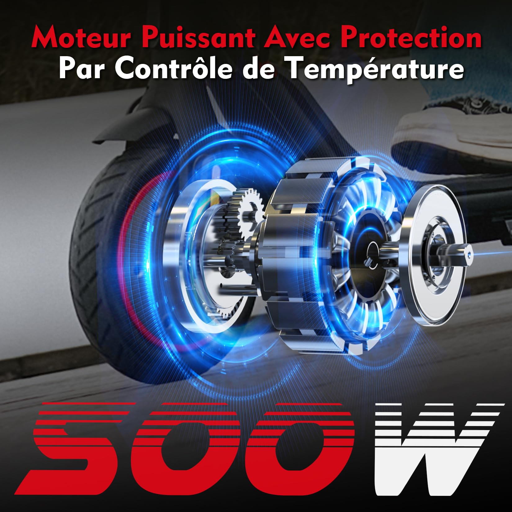iScooter i8M Trottinette Électrique Pliable pour Adulte | Moteur 450W (Pic 500W) | Batterie 36V Haute Capacité | Autonomie 25km | Idéale pour Commute Urbaine & Trajets Quotidiens | APP