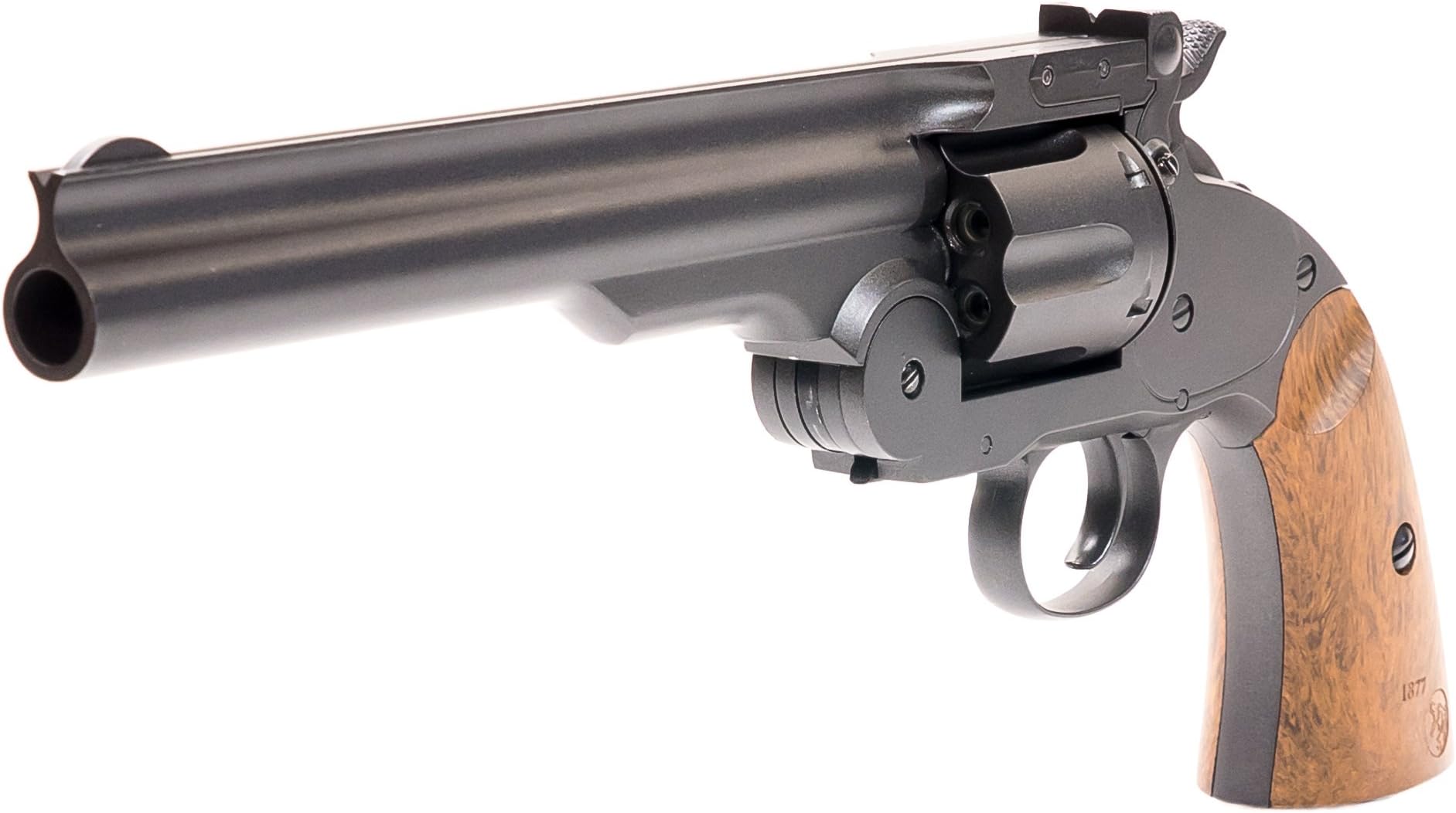 Barra Airguns Schofield No. 3 CO2 Revolver .177 Caliber Full Metal Replica with 7-Inch Barrel