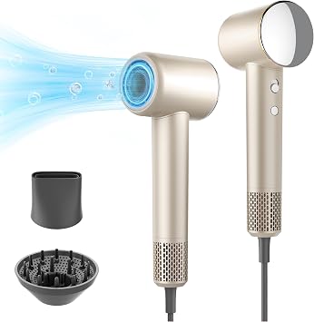 Careboda Professional Hair Dryer, 200 Million Negative Ionic Blow Dryer