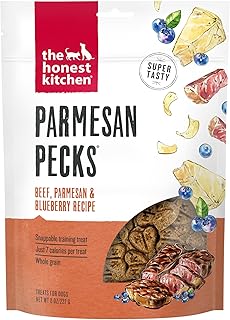 The Honest Kitchen Parmesan Pecks: Beef, Parmesan & Blueberry Recipe, 8 oz Bag
