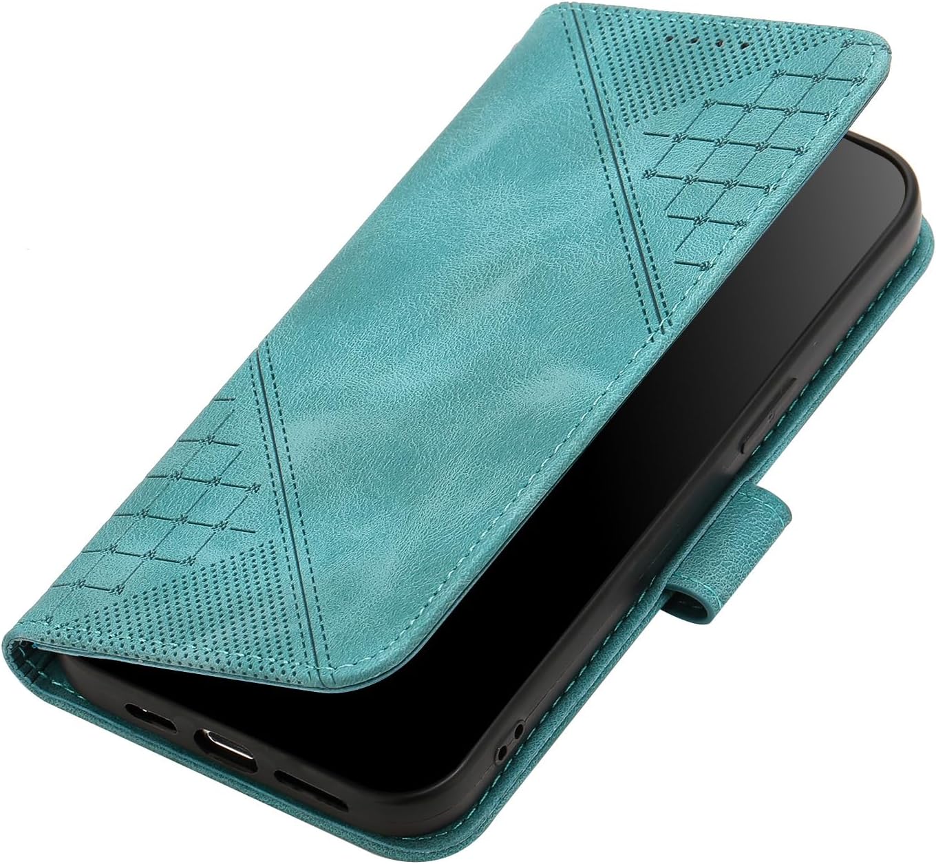 Compatible with Nothing Phone (4a) Pro Flip Kickstand Magnetic Closure Wallet Phone Case Green