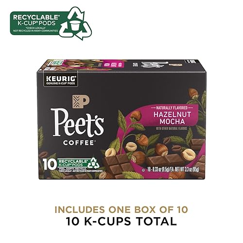 Vista 24 de Peet's Coffee Cápsulas K-Cup saborizadas, caramelo Brûlée (22 unidades) cápsulas de una sola porción compatibles con cafeteras Keurig