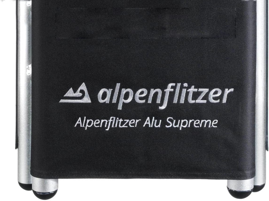 Alu-Schlitten Klappbarer Premium Schlitten Rennrodel Klappbar aus Aluminium für Groß & klein (Modell 2025/26) | Faltbarer Alu-Schlitten für Groß & Klein – kein Rosten, kein Holz – Modell 3.0 mit verbesserten Kufen