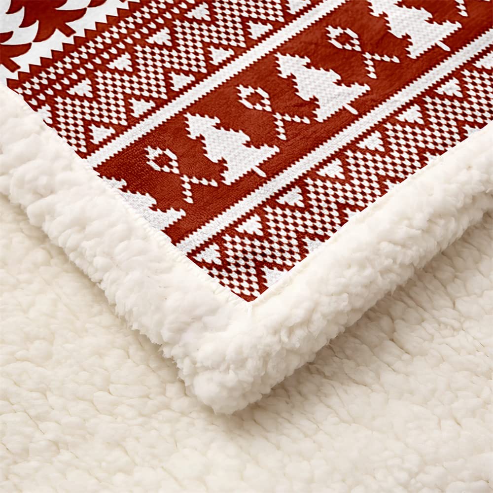 Highdi Natale Coperta di Morbida Pile, Calda e Accogliente Plaid