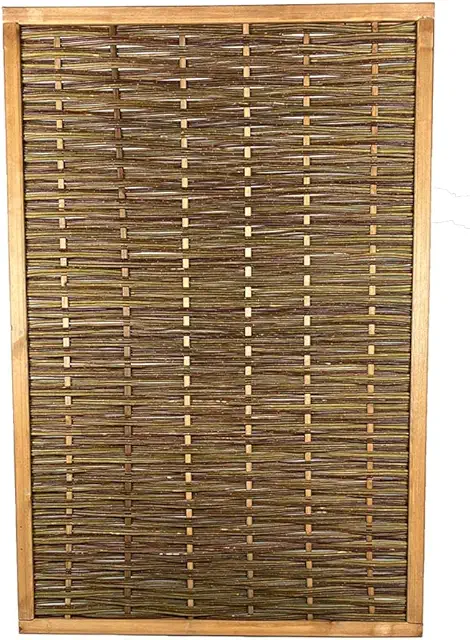 Weidenelement 'MIA Natur' 180x120cm - Geflochtener Weidezaun als Sichtschutz