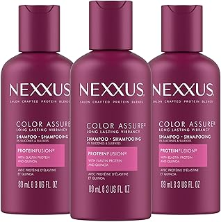 Shampoo, Color Assure, Travel-Size 3-Pack – Replenishes and Extends Hair Color Vibrancy, 3 Oz Ea
