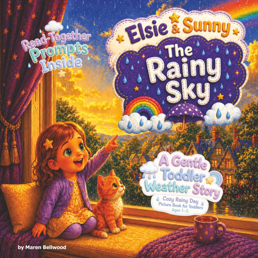 The Rainy Sky: A Gentle Toddler Weather Story, Cozy Rainy Day Picture Book for Toddlers Ages 1–3 (Elsie & Sunny)