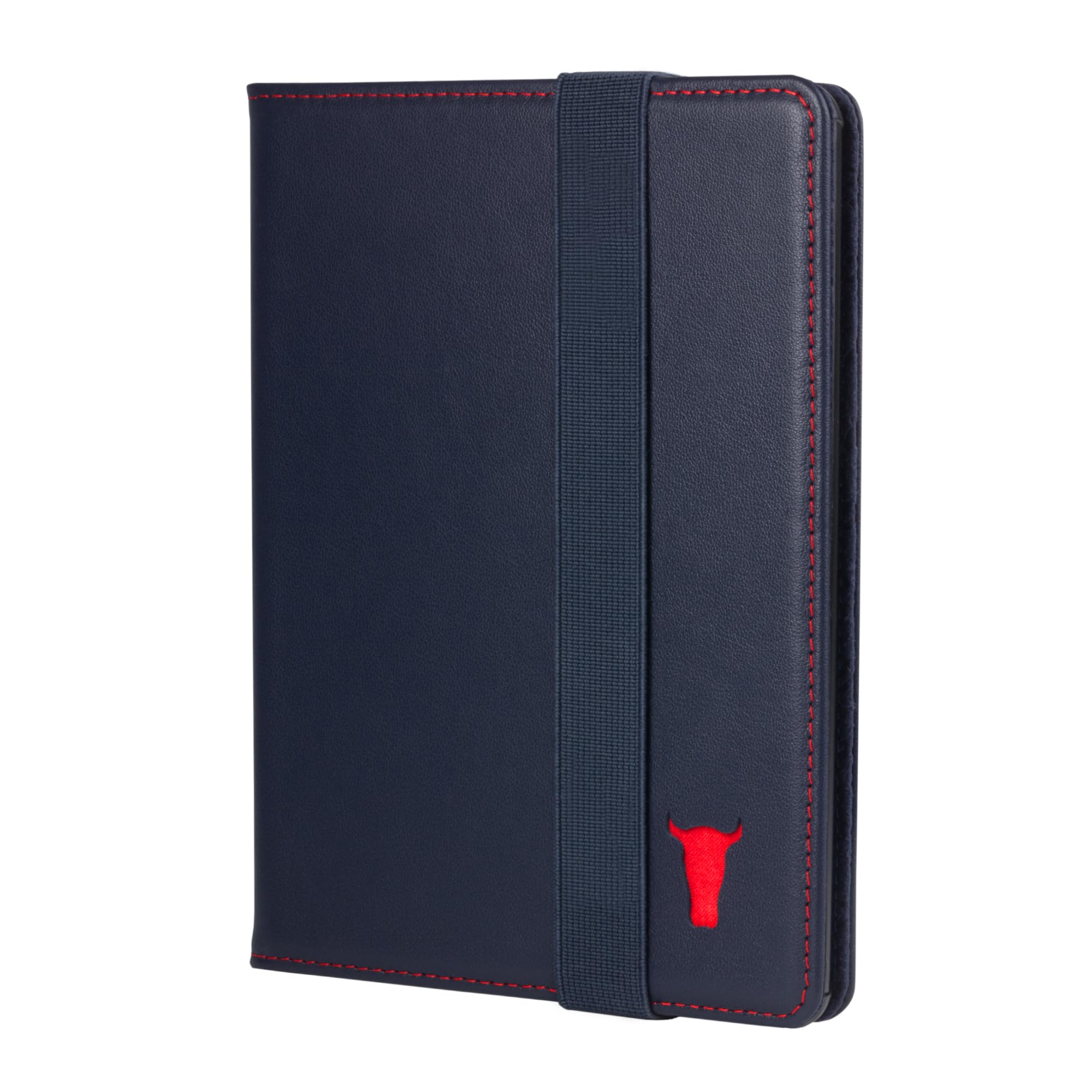 TORRO Hülle kompatibel mit Kindle Paperwhite/Paperwhite Signature Edition (6,8”– 11. Generation, 2021) – Premium-Lederhülle kompatibel mit Kindle Paperwhite mit Wake/Sleep-Funktion (Marineblau)