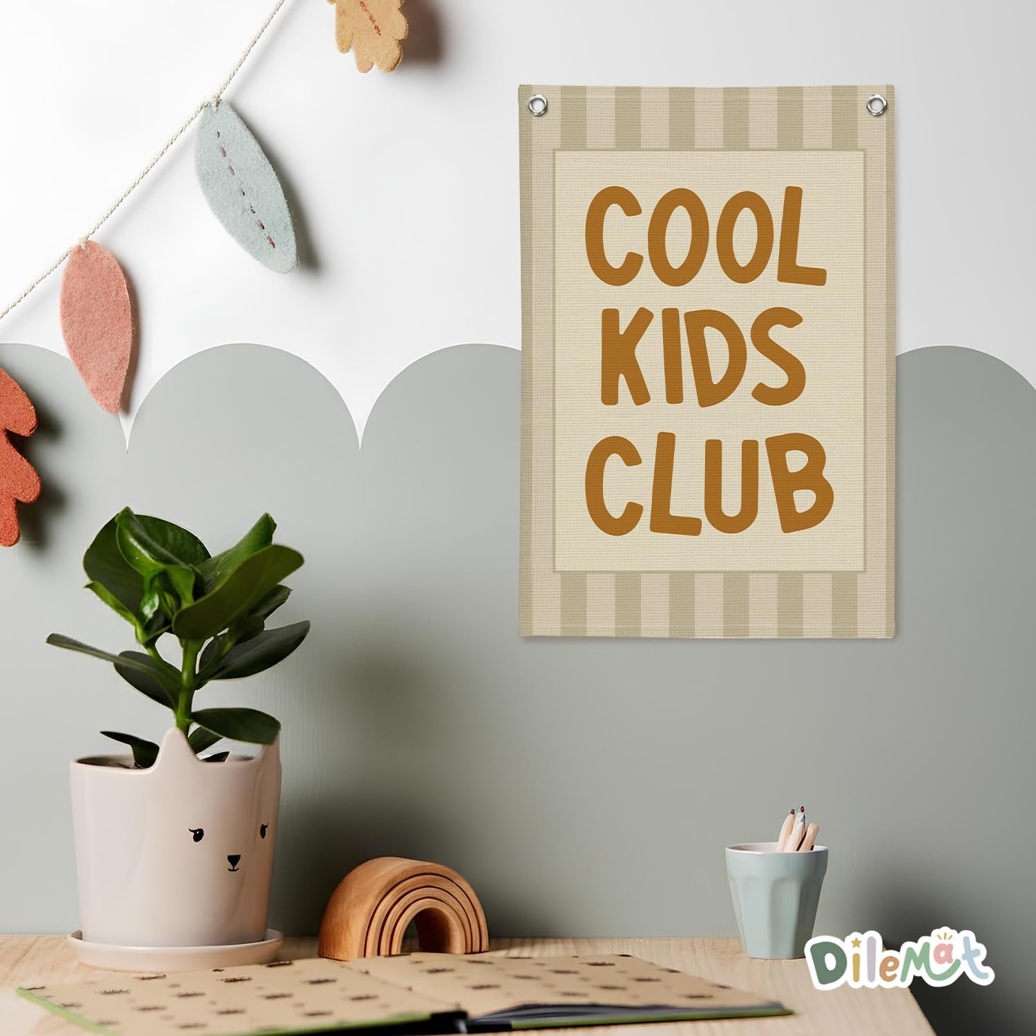 Playroom Decor,Cool Kids Club Banner image 2