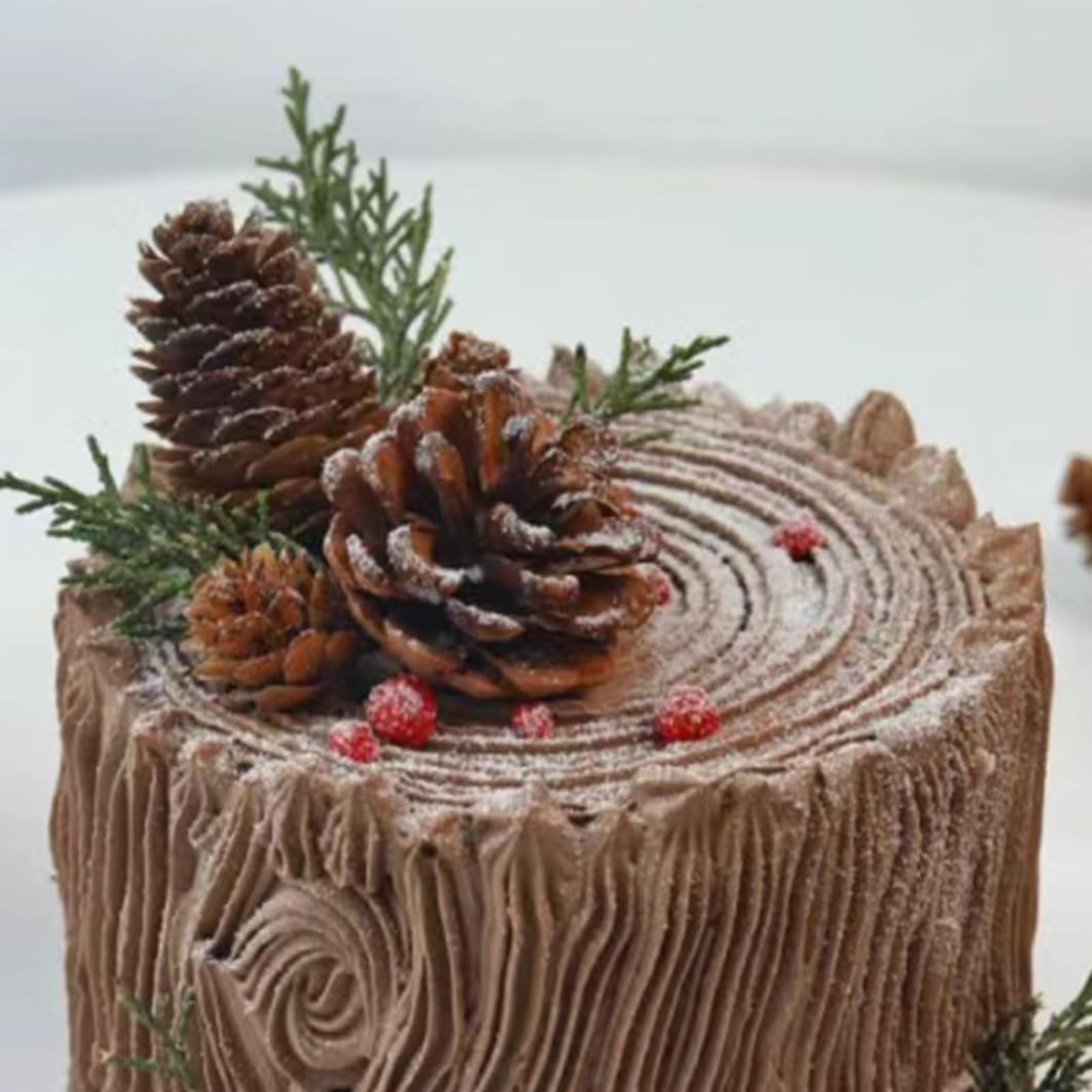 Wood Grain Tree Bark Silicone Moulds Tree Bark Texture Fondant Impression Mat for Cake Decorating Cupcake Topper Candy Gum Paste Polymer Clay - Image 3