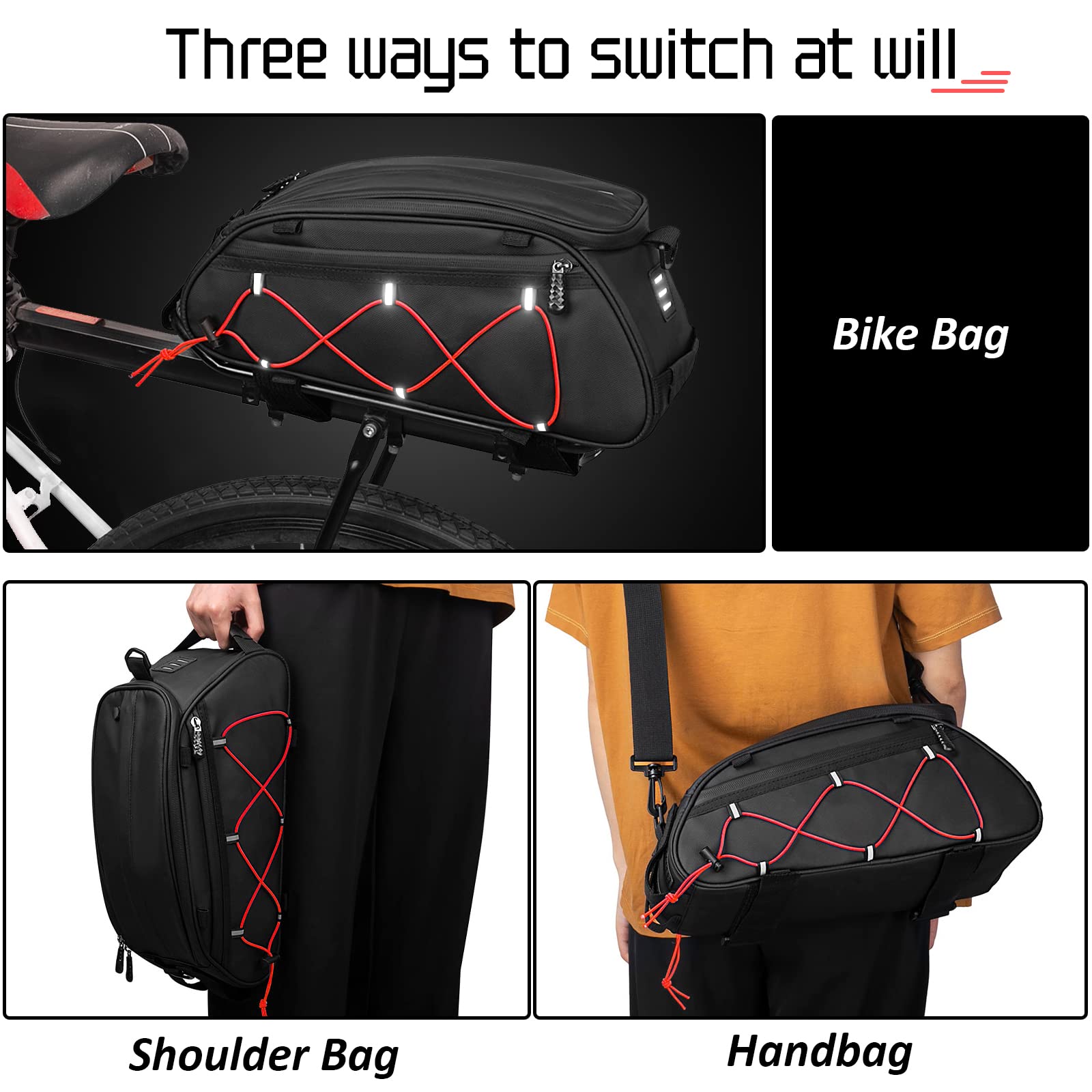 Electric Cooler Nrmrqz Mountain Bike Rear Pannier Bag Waterproof