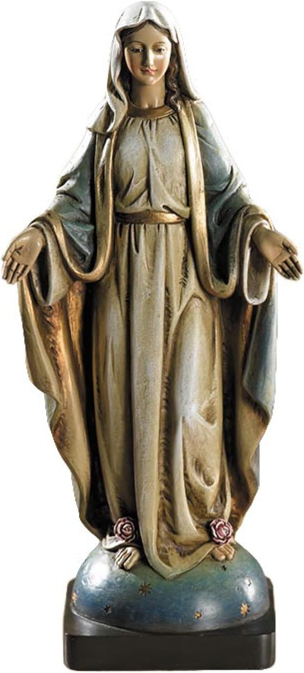 Avalon Gallery Catholic Saints Figurine - Toscana Collection Religious Statue, 8.25" H, Our Lady of Grace