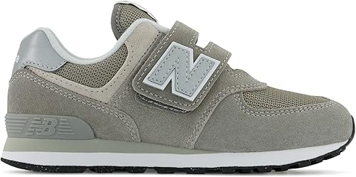 New Balance 574 Core Hook & Loop Chaussures pour Enfants Grey/White 29/M
