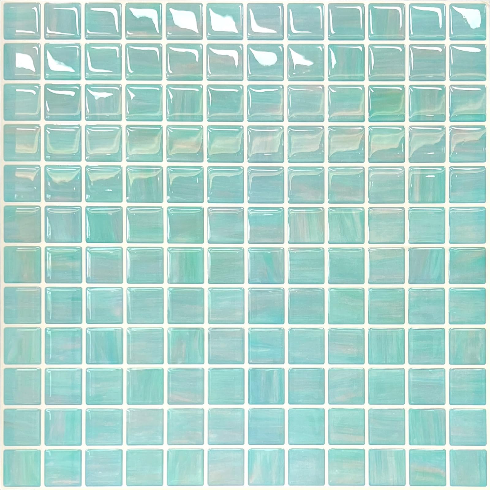 Azulejos de pared autoadhesivos de alta calidad con relieve texturizado 3D color jade exclusivo