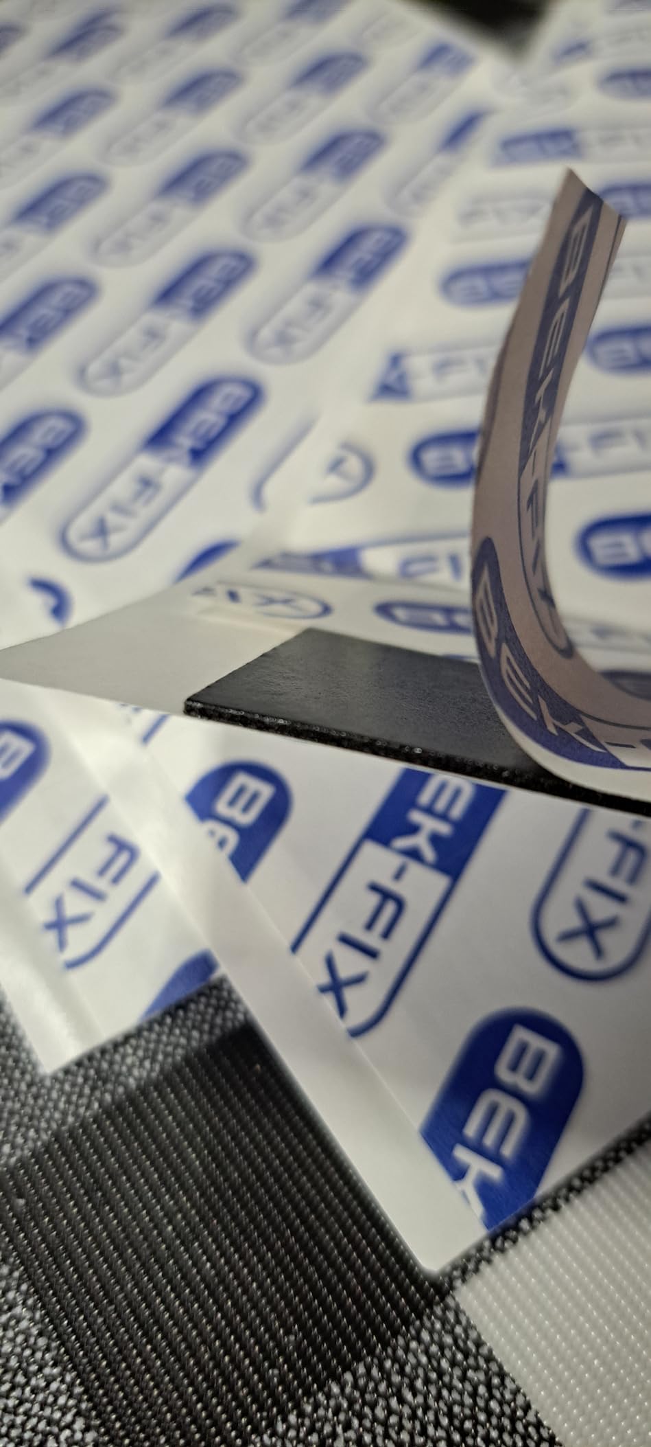 BEKFIX® 24 NUMBER PLATE STICKY PADS DOUBLE SIDED SELF ADHESIVE STRIPS