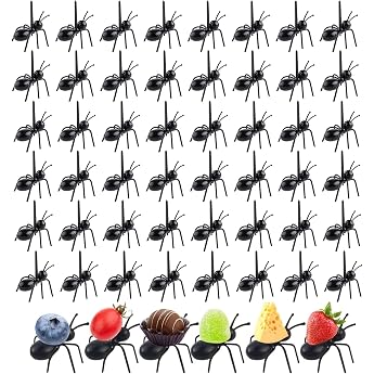Ant Fruit Fork Set Children's Ant Toothpicks Pack of 48