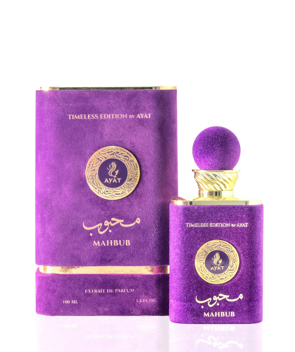 Ayat Perfumes - Eau De Parfum Timeless Edition 100 ml, perfumy dla kobiet i mężczyzn, perfumy Dubaju, wyprodukowane w Zjednoczonych Emiratach Arabskich, dla kobiet (Mahbub)