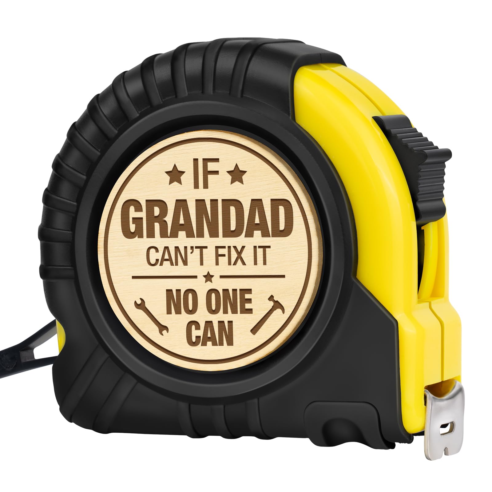 Fathers Day Grandad Gifts, Grandad Birthday Gifts, Great Presents For Grandad From Grandchildren, Happy Birthday Retirement for Grandpa On Fathers Day, Christmas, Tape Measure