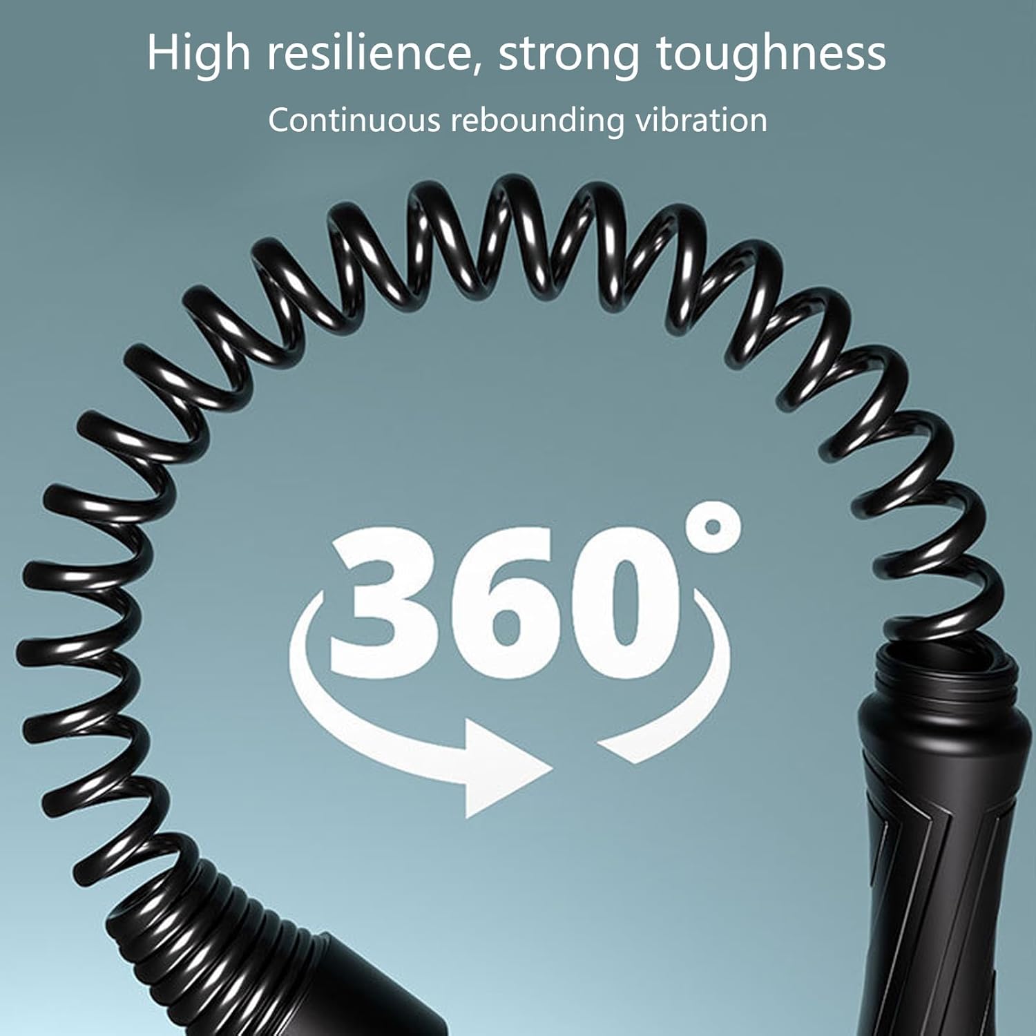 2Pcs Spring Arm Strength Expander Sports Fitness Equipment Portable Battle Rope Rod Exercise Equipment for Home Gym